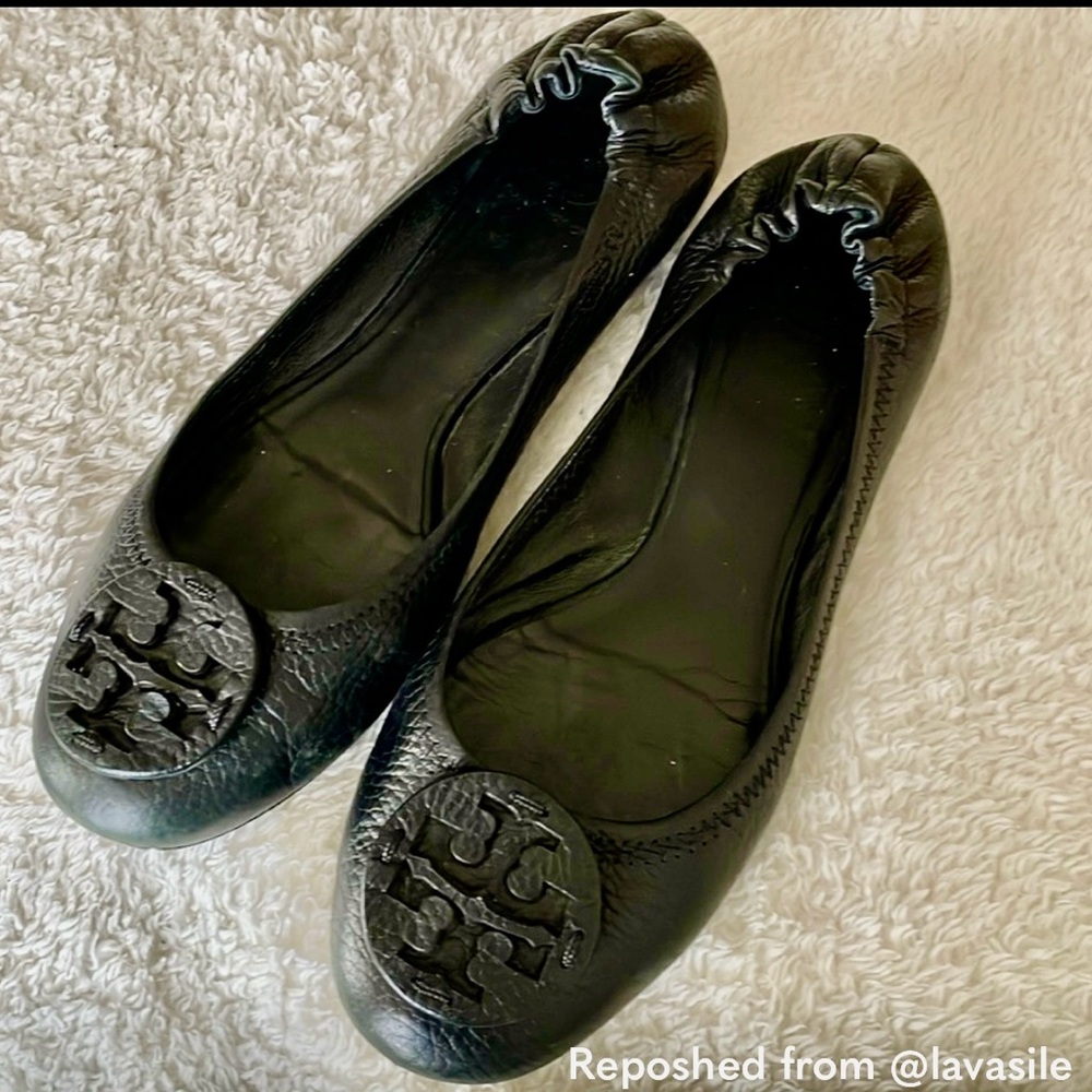 TORY BURCH  8.5 flats Vguc